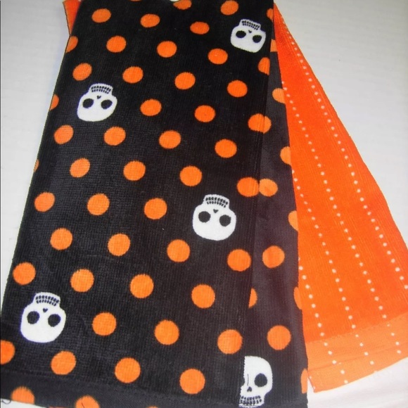 Midnight Market 2pc Halloween 🎃 Kitchen Towel Set - Picture 2 of 2
